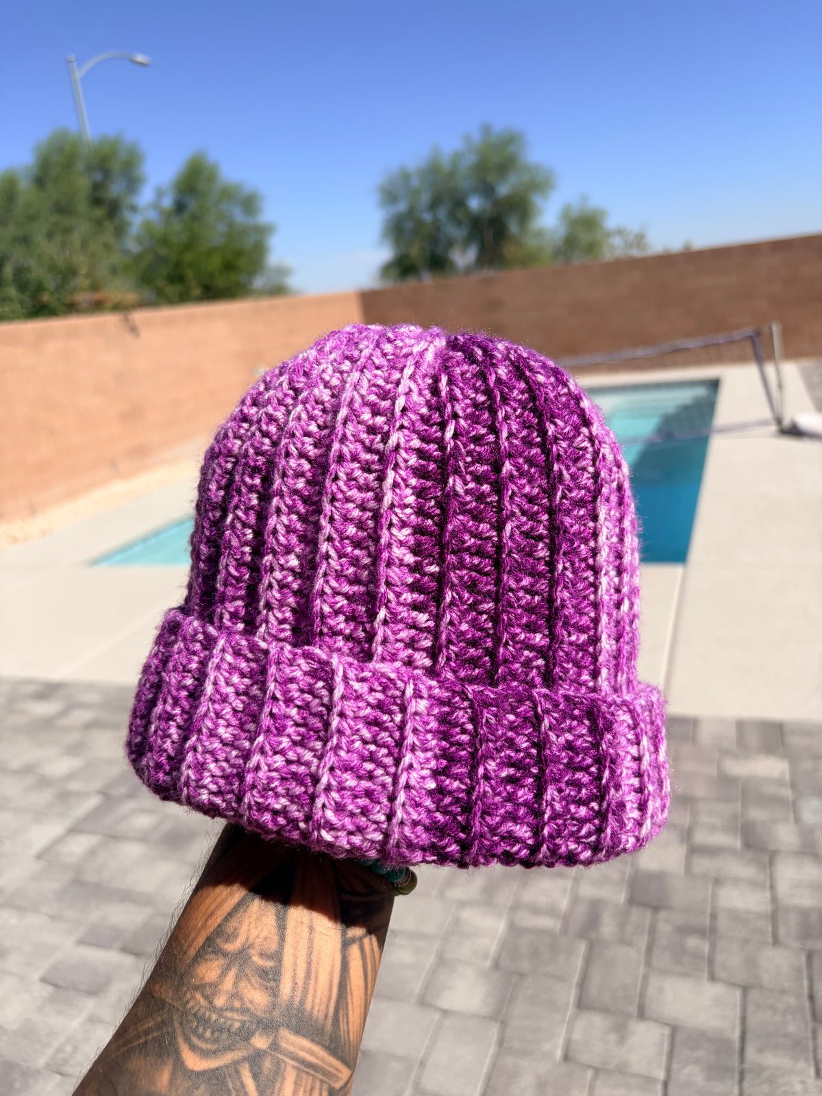 Lavender Winter Beanie