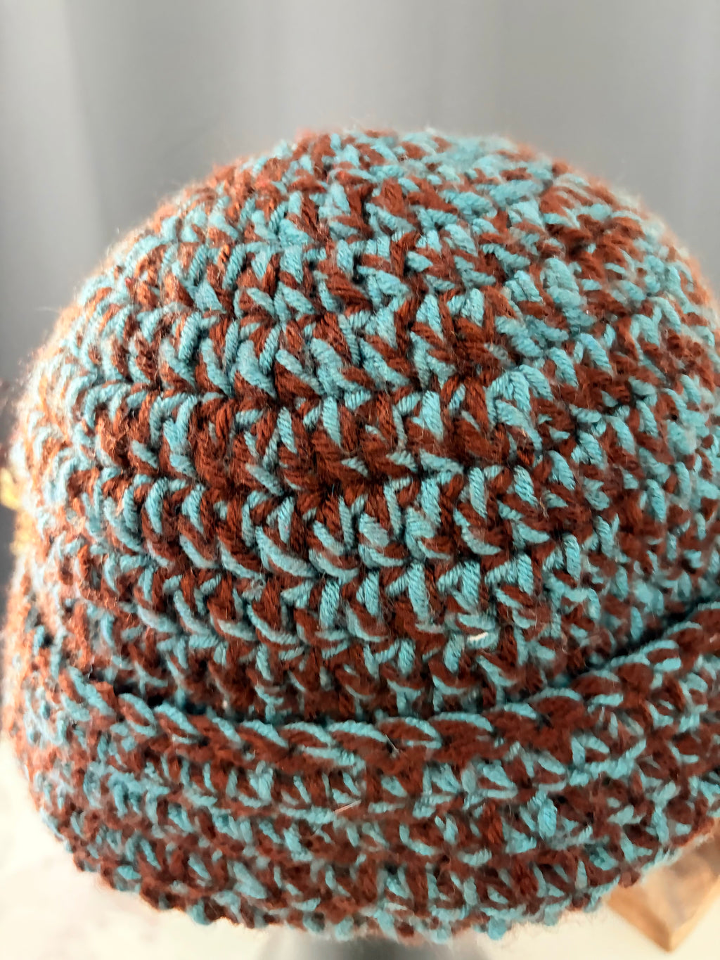 Blue & Brown Eyeball Beanie