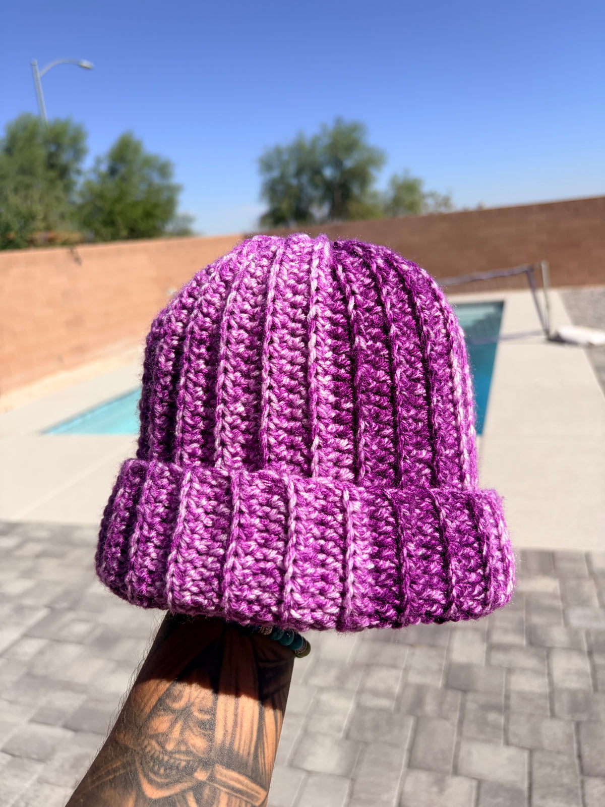 Lavender Winter Beanie