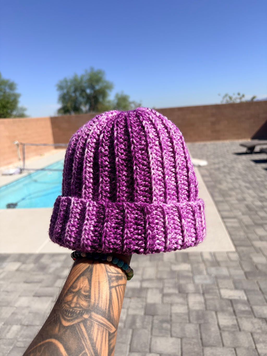 Lavender Winter Beanie