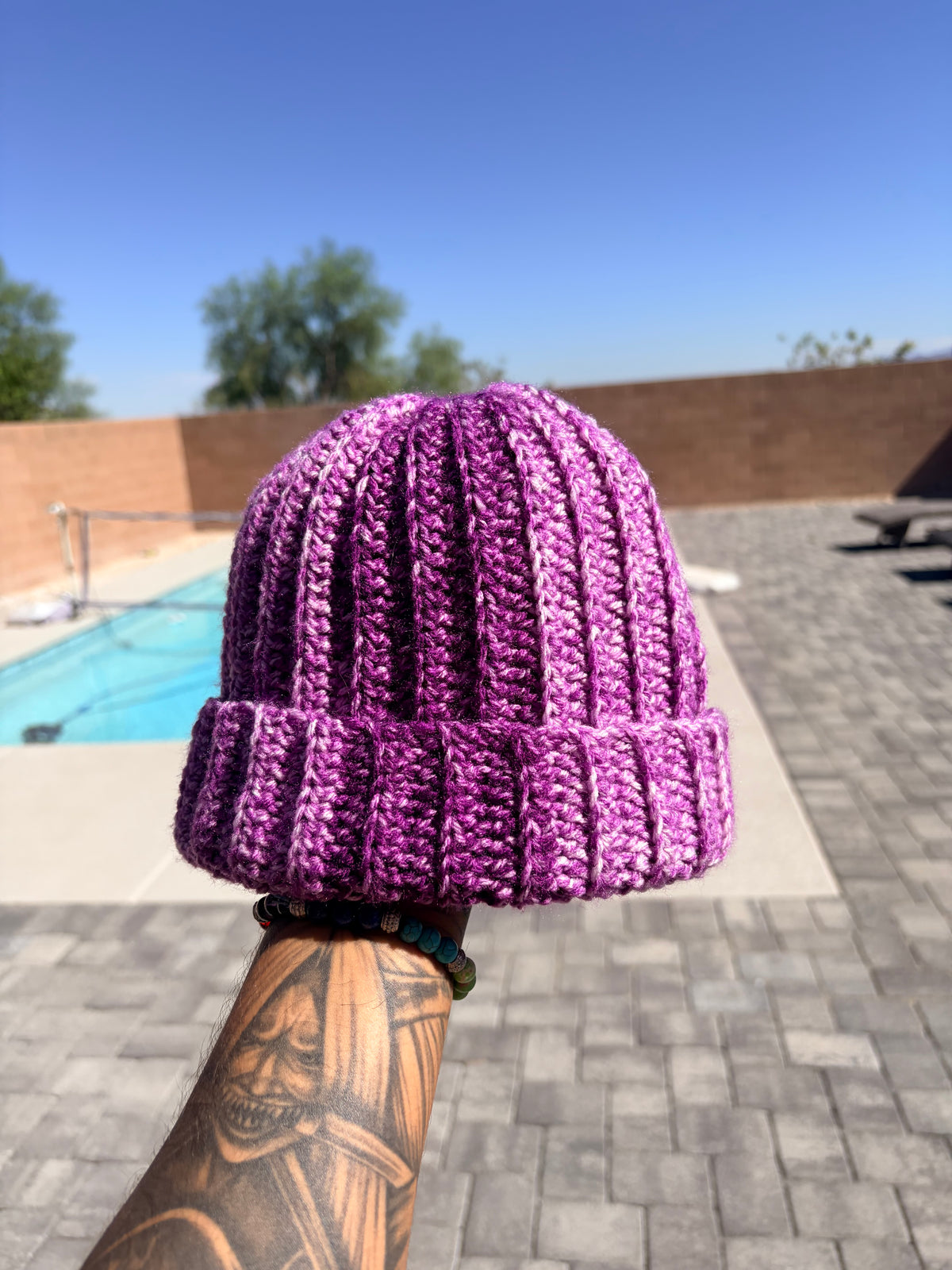 Lavender Winter Beanie