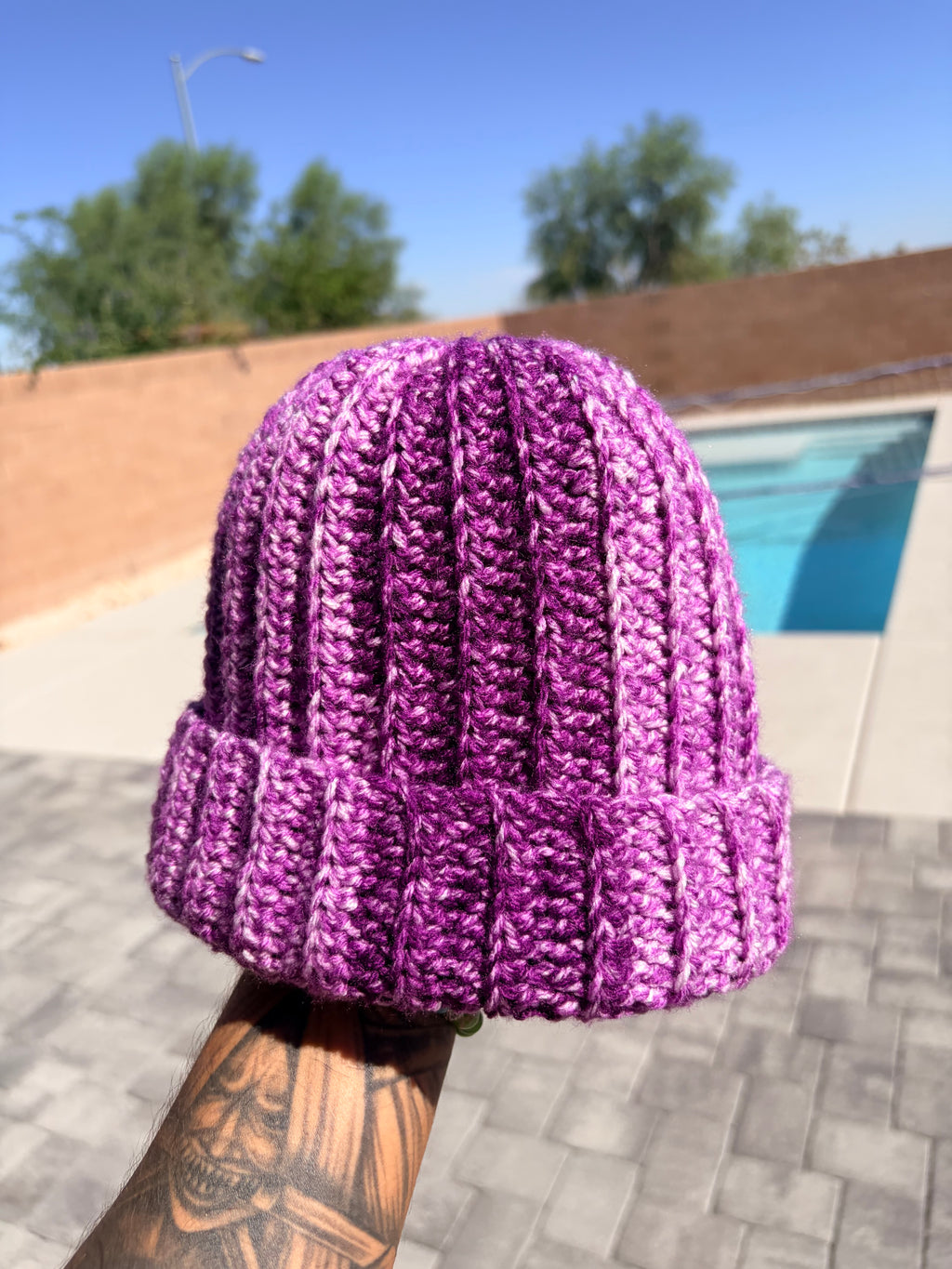 Lavender Winter Beanie
