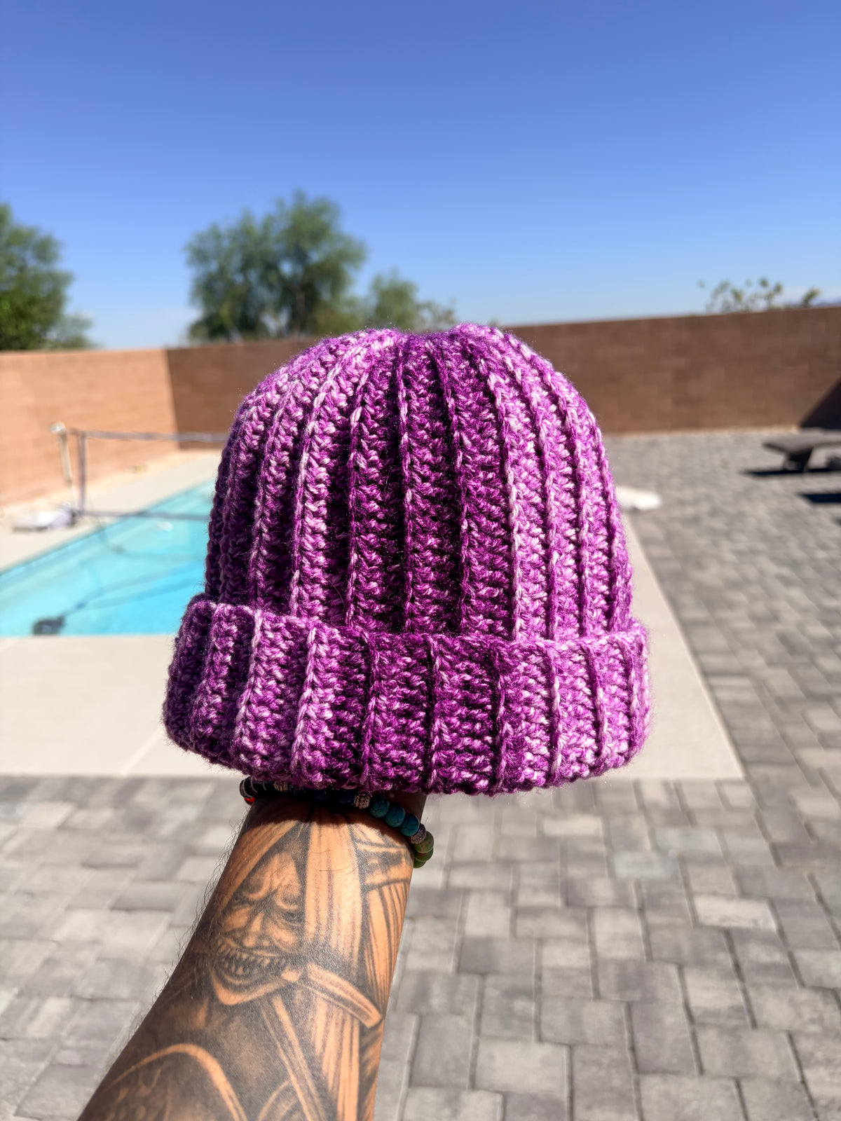Lavender Winter Beanie