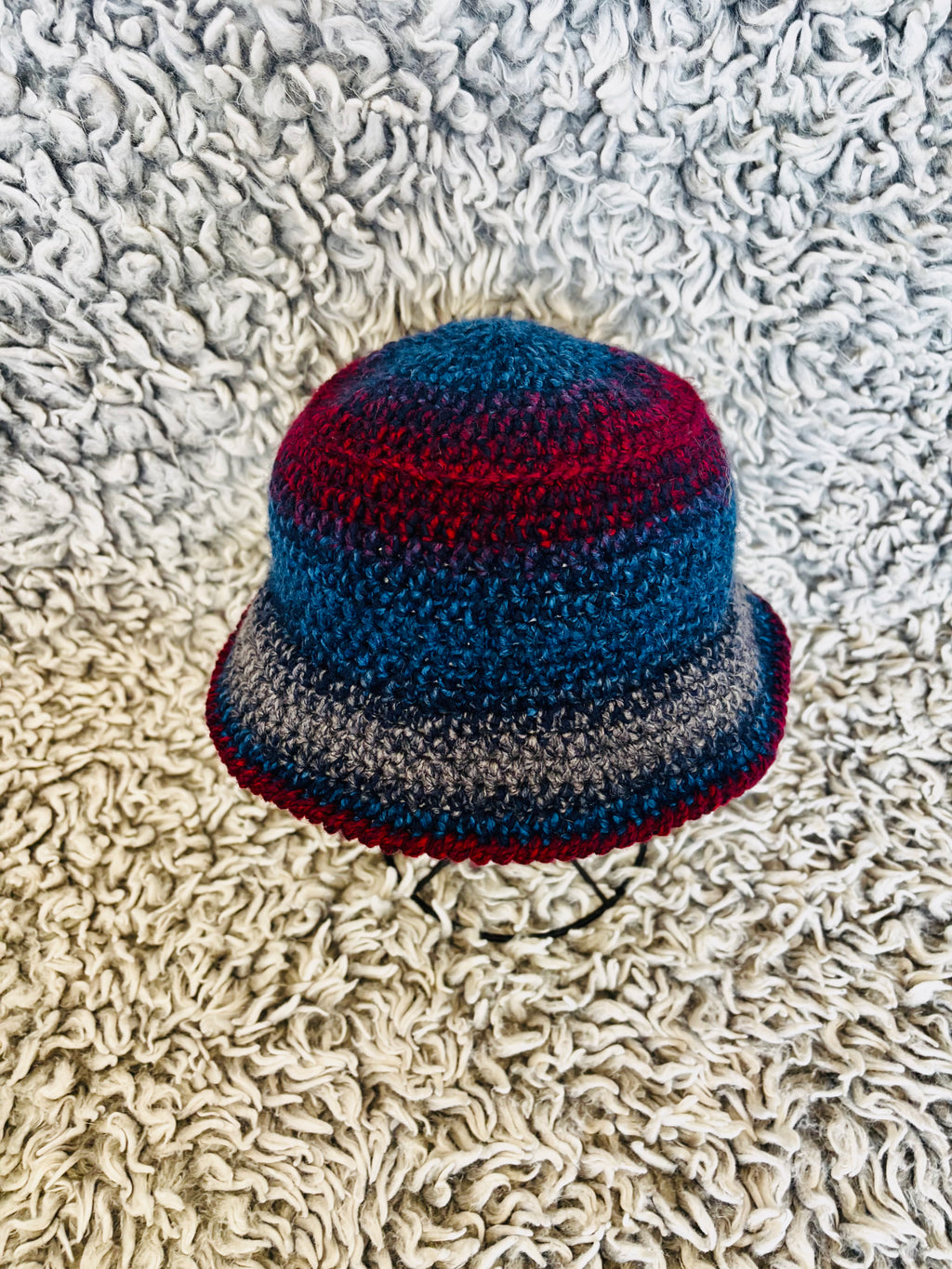 Matching Bucket Hat With Your Labubu (Midnight Blue)