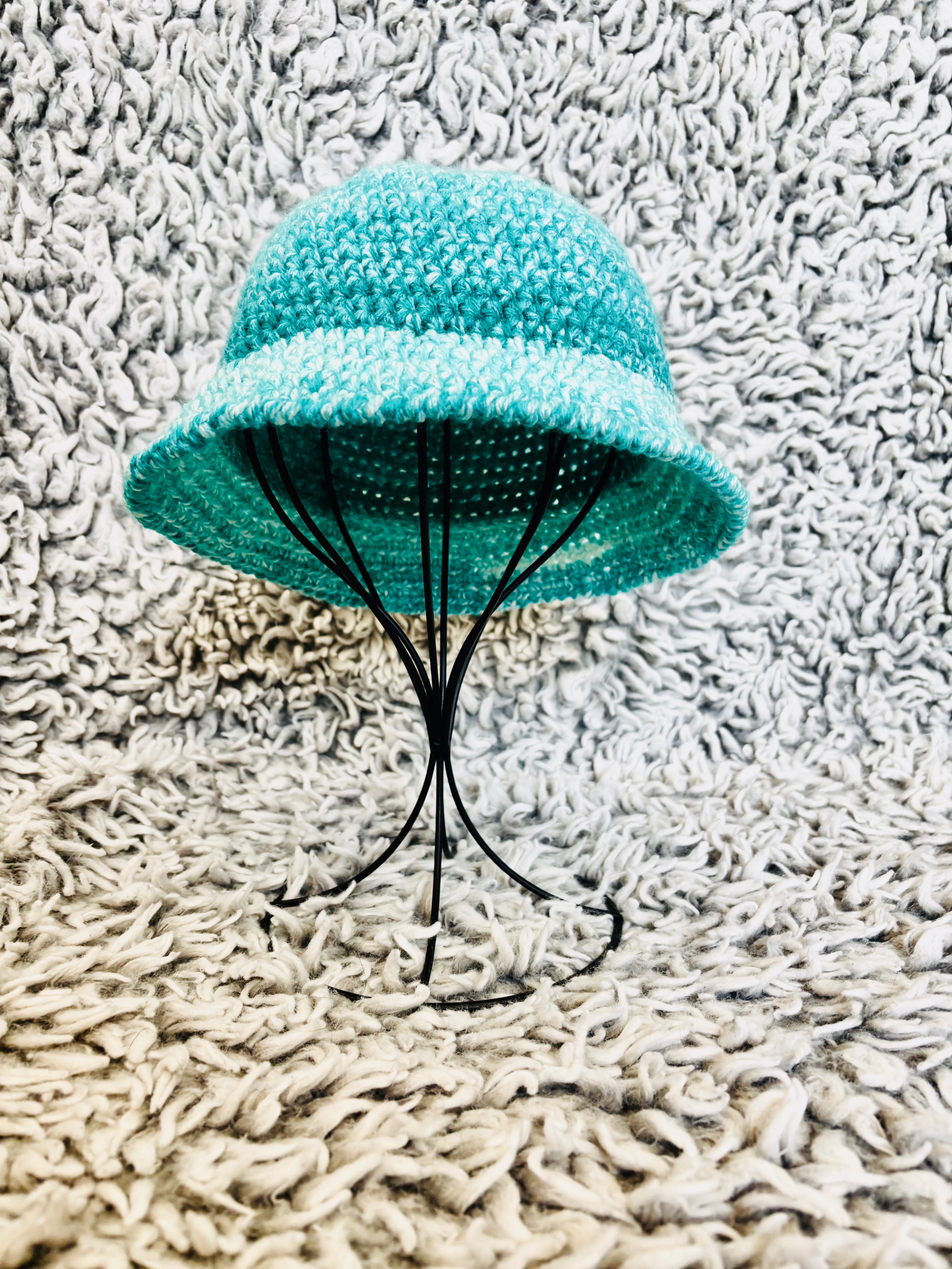 Matching Bucket Hat With Your Labubu (Frost)